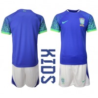 Brazil Replica Away Minikit World Cup 2022 Short Sleeve (+ pants)